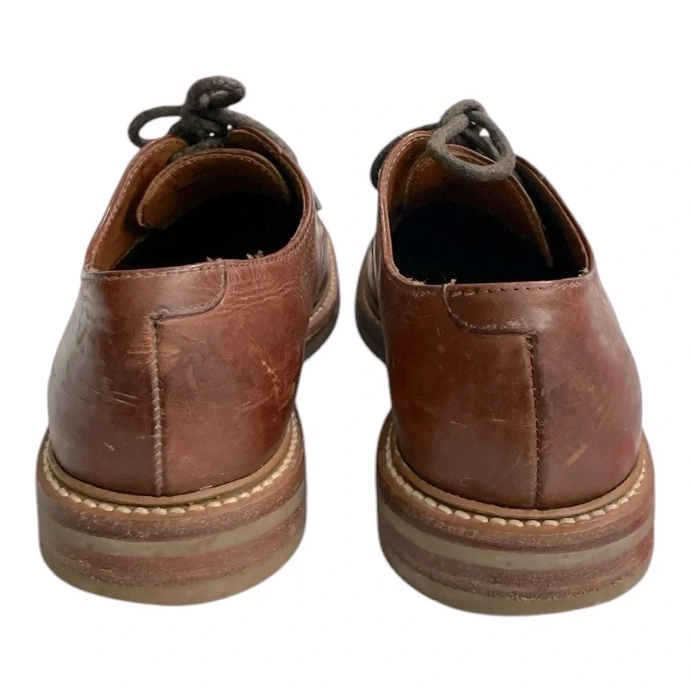 FRYE Men's Oxford Shoes Brown Leather Made in Mexico. US Size 9 D
